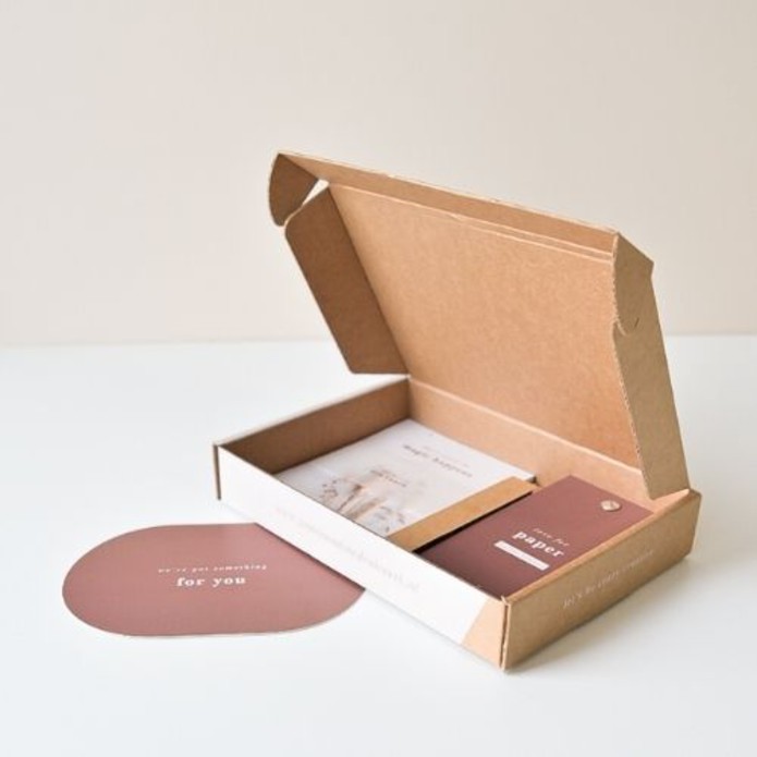 Samplebox kaarten en foliedruk